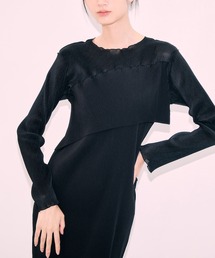 STUDIOUS（ステュディオス）の「【kotohayokozawa/コトハヨコザワ】《STUDIOUS別注》SHEER DOCKING DRESS/ウォッシャブル（ワンピース）」