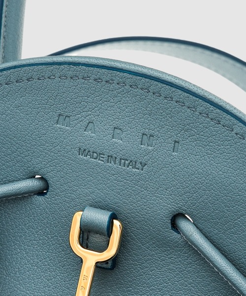 MARNI（マルニ）の「TULIPEA / レザー＆スウェードバッグ（ショルダーバッグ・レディース・ライトピンク/ライトブルー・ONE SIZE）」の8枚目の写真