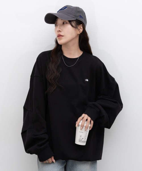 THE NORTH FACE（ザノースフェイス）の「THE NORTH FACE(ザ・ノースフェイス)/WL SWEATSHIRTS（スウェット・レディース・グリーン/ブラック/グレー・L/XL/M/XXL）」の7枚目の写真