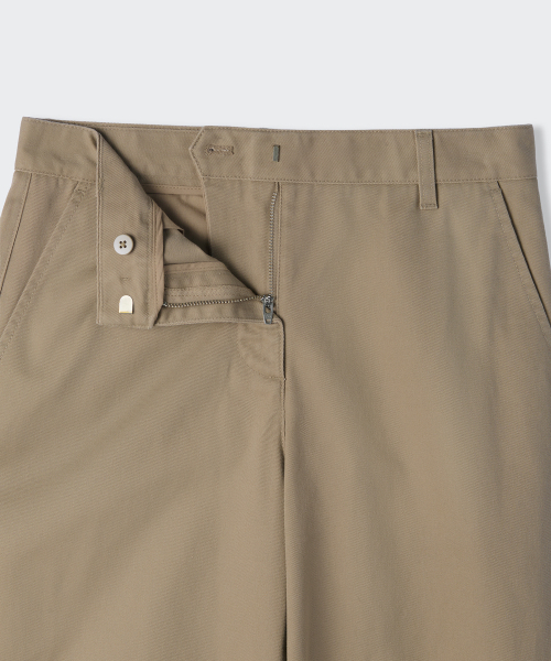 MUSINSA STANDARD WOMAN（ムシンサスタンダードウーマン）の「ウィメンズ無地CPカーブドチノパンツ[ベージュ]（その他パンツ・レディース・その他・30/28/29/24/25/26/27）」の4枚目の写真