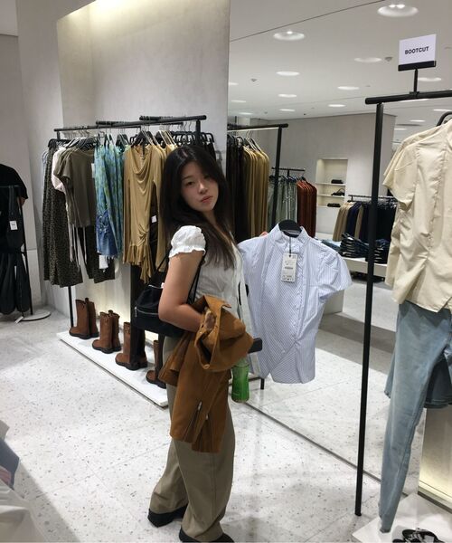 MUSINSA STANDARD WOMAN（ムシンサスタンダードウーマン）の「ウィメンズ無地CPカーブドチノパンツ[ベージュ]（その他パンツ・レディース・その他・30/28/29/24/25/26/27）」の13枚目の写真