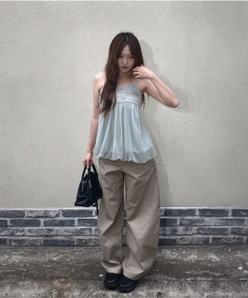 MUSINSA STANDARD WOMAN（ムシンサスタンダードウーマン）の「ウィメンズ無地CPカーブドチノパンツ[ベージュ]（その他パンツ・レディース・その他・30/28/29/24/25/26/27）」の14枚目の写真