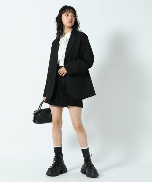 PAGEBOY（ページボーイ）の「リンクセット2WAYジャケット【セットアップ対応】（テーラードジャケット・レディース・ドット/ブラック・FREE）」の17枚目の写真