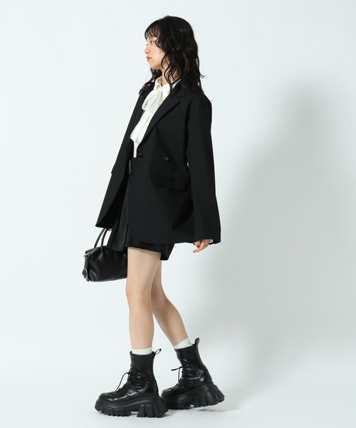PAGEBOY（ページボーイ）の「リンクセット2WAYジャケット【セットアップ対応】（テーラードジャケット・レディース・ドット/ブラック・FREE）」の19枚目の写真