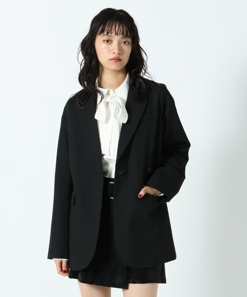 PAGEBOY（ページボーイ）の「リンクセット2WAYジャケット【セットアップ対応】（テーラードジャケット・レディース・ドット/ブラック・FREE）」の12枚目の写真