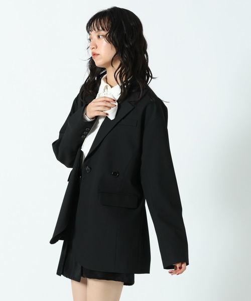 PAGEBOY（ページボーイ）の「リンクセット2WAYジャケット【セットアップ対応】（テーラードジャケット・レディース・ドット/ブラック・FREE）」の14枚目の写真
