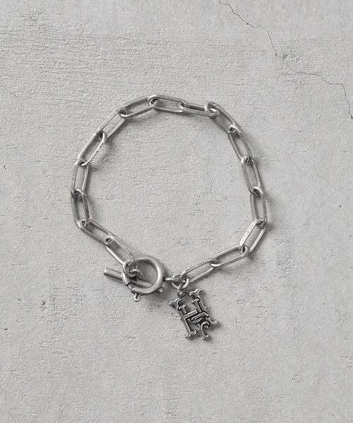HUF(ハフ)の「VARSITY BRACELET(ブレスレット・メンズ・シルバー・L/XL/S/M)」の1枚目の写真
