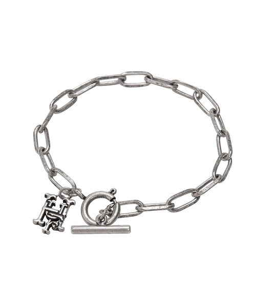 HUF(ハフ)の「VARSITY BRACELET(ブレスレット・メンズ・シルバー・L/XL/S/M)」の2枚目の写真