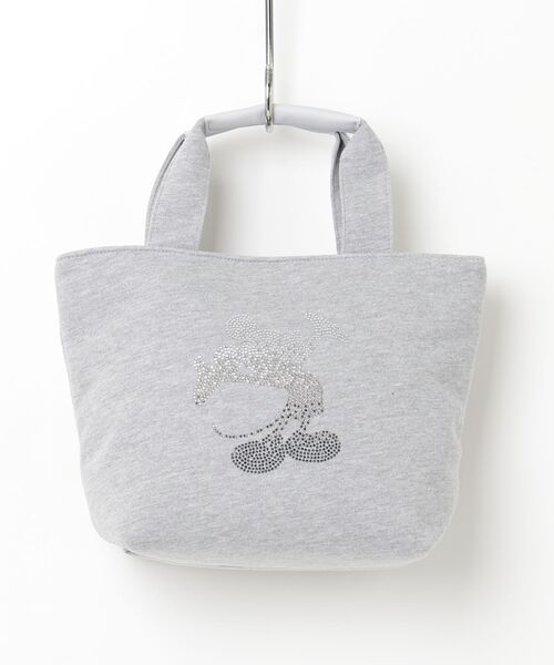 1PIU1UGUALE3 RELAX (ウノピゥウノウグァーレトレ リラックス)の「【1PIU1UGUALE3 RELAX】MICKEY SILHOUETTE GRADATION LINESTONE BAG(ショルダーバッグ・メンズ・グレー/ブラック・FREE)」の2枚目の写真