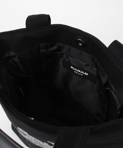 1PIU1UGUALE3 RELAX (ウノピゥウノウグァーレトレ リラックス)の「【1PIU1UGUALE3 RELAX】MICKEY SILHOUETTE GRADATION LINESTONE BAG(ショルダーバッグ・メンズ・グレー/ブラック・FREE)」の5枚目の写真