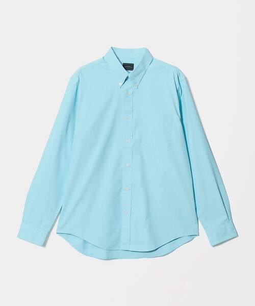 green label relaxing(グリーンレーベルリラクシング)の「MULTI FUNCTION ピンオックス ボタンダウン 長袖シャツ -UVカット・吸水速乾・遮熱-(シャツ/ブラウス・メンズ・ライトブルー/ライトグレー/ネイビー/ホワイト・L/M/XL/S)」の4枚目の写真