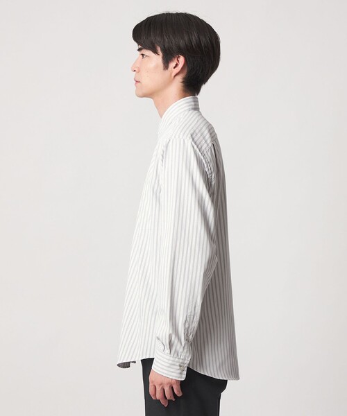 green label relaxing(グリーンレーベルリラクシング)の「MULTI FUNCTION ピンオックス ボタンダウン 長袖シャツ -UVカット・吸水速乾・遮熱-(シャツ/ブラウス・メンズ・ライトブルー/ライトグレー/ネイビー/ホワイト・L/M/XL/S)」の11枚目の写真