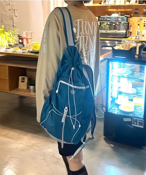 FENNEC（フェネック）の「AIRY POCKET BACKPACK - AQUA BLUE（バックパック/リュック・レディース・その他・FREE）」の12枚目の写真