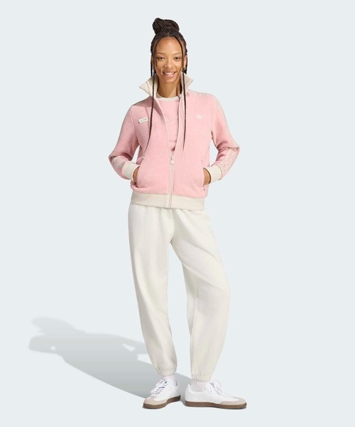 adidas（アディダス）の「アディルナ シーズン2ｘジェニー ファン OG トラックトップ / ジャージ / トラックジャケット / アディダスオリジナルス adidas Originals（ジャージ・レディース・ピンク・SMALL/MEDIUM/LARGE/X-SMALL/XX-LARGE/X-LARGE）」の5枚目の写真