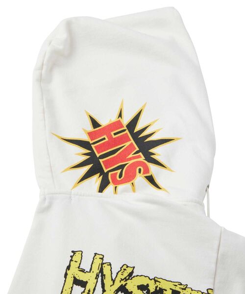 HYSTERIC GLAMOUR(ヒステリックグラマー)の「BORN TO LOSE パーカー(パーカー・メンズ・ホワイト/ブラック・X-LARGE/LARGE/MEDIUM/SMALL)」の6枚目の写真
