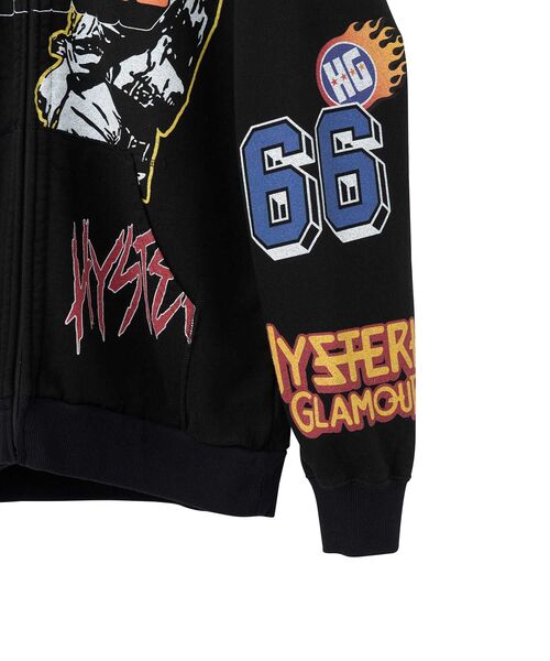 HYSTERIC GLAMOUR(ヒステリックグラマー)の「BORN TO LOSE パーカー(パーカー・メンズ・ホワイト/ブラック・X-LARGE/LARGE/MEDIUM/SMALL)」の8枚目の写真