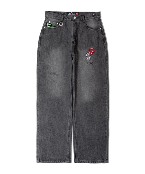JACKROSE(ジャックローズ)の「B-TRS-シグネチャー・ワッペン デニムパンツ(デニムパンツ・メンズ・インディゴブルー/ブラック系・M/L/XL/S)」の1枚目の写真