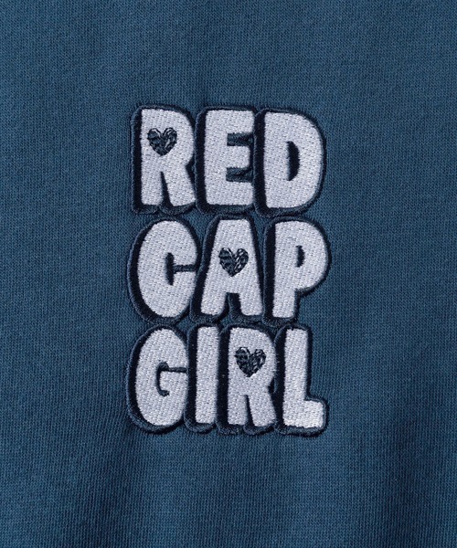 Red Cap Girl（レッドキャプガール）の「【70】【RCG/レッドキャップガール】総柄 マルチ刺繍 ヘビーウェイト スウェット/クルーネック/トレーナー/オーバーサイズ/キャラクター/裏起毛/ユニセックス/レディース/メンズ（スウェット・メンズ・グレー/レッド/ブルー/グリーン/ブラック・XL/L/M）」の9枚目の写真