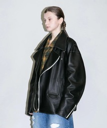 my beautiful landlet（マイビューティフルランドレット）の「【my beautiful landlet】CHROME FREE LAMB LEATHER RIDERS JACKET（ライダースジャケット）」
