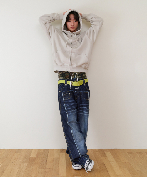 THEVINYLHOUSE(ザバイニルハウス)の「TRUNK LAYERED LOOSE PANTS BLUE(デニムパンツ・メンズ・その他・SMALL)」の7枚目の写真