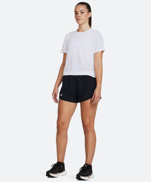 UNDER ARMOUR(アンダーアーマー)の「UAフライバイ ショーツ(ランニング/レディース)(その他パンツ・レディース・ブラック・S/M)」の3枚目の写真
