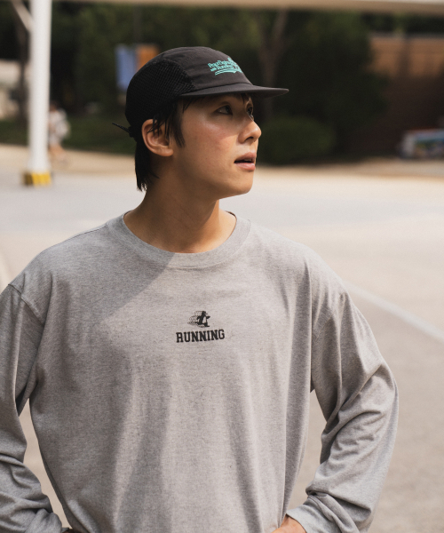BIGWAVE COLLECTIVE(ビッグウェーブコレクティブ)の「ストレッチ ペンギン ラナーズ 長袖Tシャツ (スポーツグレー)(Tシャツ/カットソー・レディース・その他・MEDIUM/X-LARGE)」の7枚目の写真