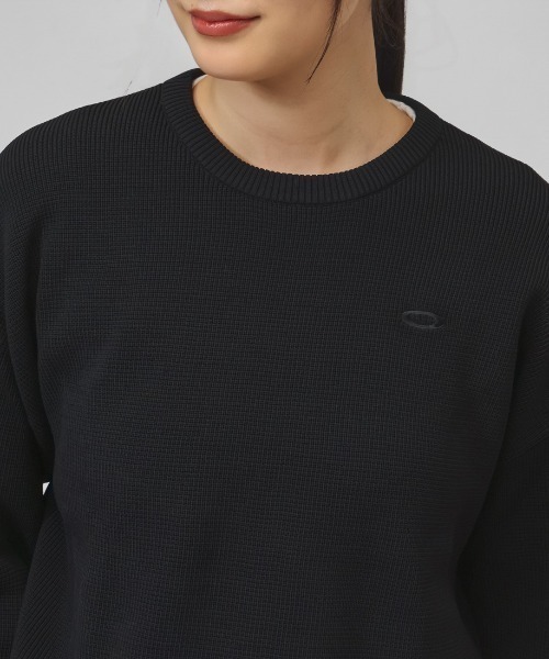 OAKLEY（オークリー）の「オークリー OAKLEY RADIANT SWEATER 12.0（ニット/セーター・レディース・ブラック・M/S）」の4枚目の写真