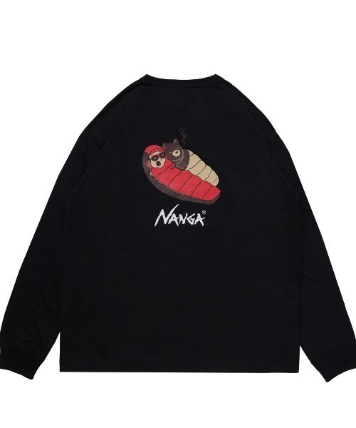 NANGA（ナンガ）の「ナンガ NANGA NANGA Midnight Hug L/S TEE（Tシャツ/カットソー・メンズ・ホワイト/ブラック・LL/M/L）」の13枚目の写真
