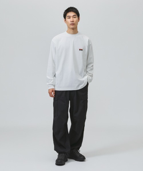 NANGA（ナンガ）の「ナンガ NANGA NANGA Midnight Hug L/S TEE（Tシャツ/カットソー・メンズ・ホワイト/ブラック・LL/M/L）」の4枚目の写真