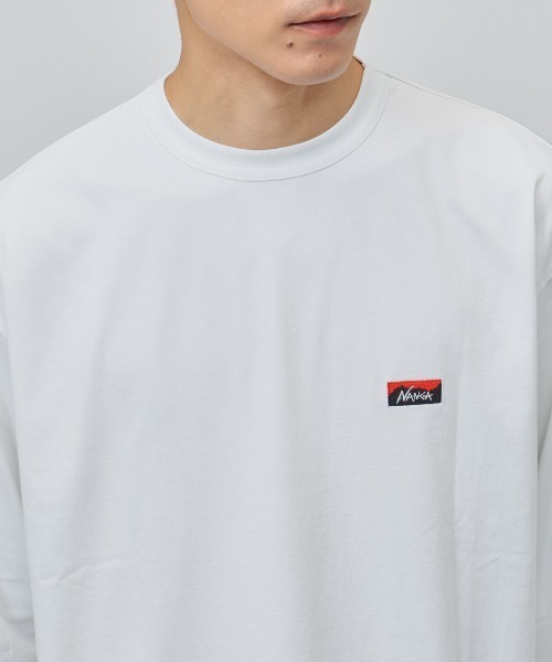 NANGA（ナンガ）の「ナンガ NANGA NANGA Midnight Hug L/S TEE（Tシャツ/カットソー・メンズ・ホワイト/ブラック・LL/M/L）」の5枚目の写真
