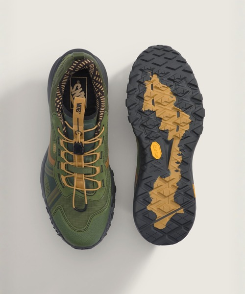 VANS（バンズ）の「クロスパス XC GORE-TEX / Crosspath XC GORE-TEX MTE Green Balsam VN000EKHGRK1（スニーカー・メンズ・カーキ・6/5.5/5/4.5/11/10.5/10/9.5/9/8.5/8/7.5/7/6.5/13/12）」の3枚目の写真