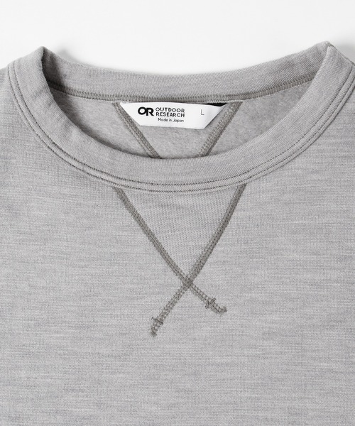 OUTDOOR RESEARCH(アウトドアリサーチ)の「OUTDOOR RESEARCH/アウトドアリサーチ ラプッシュ ウールクルー(Tシャツ/カットソー・メンズ・モスグリーン/パープル/ライトグレー・SMALL/LARGE/MEDIUM)」の13枚目の写真