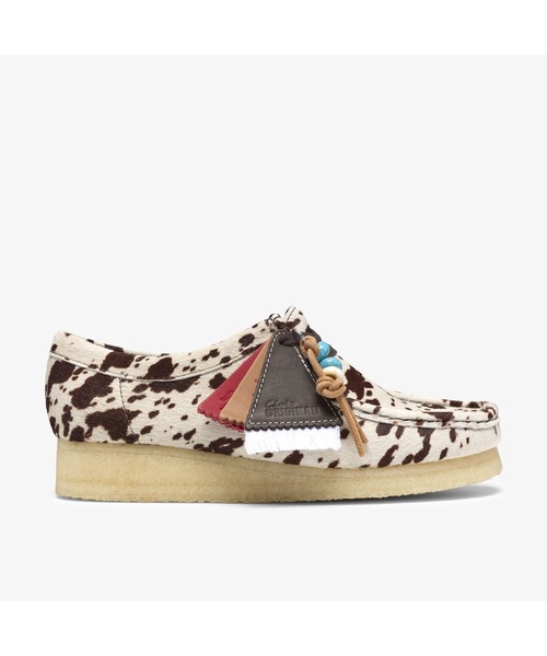 Wallabee. / レディース ワラビー（ブラウンカウプリント）（モカシン
