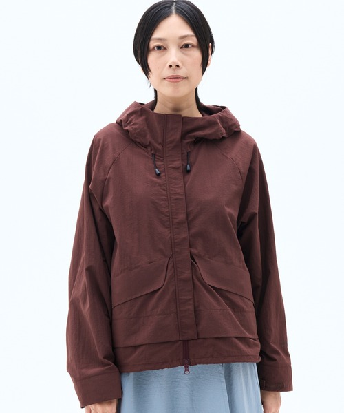 phenix outdoor(フェニックスアウトドア)の「phenix outdoor(フェニックスアウトドア)VERSATILE SHORT DWR JACKET / バーサタイル ショートDWRジャケット(ナイロンジャケット・レディース・アイボリー/グレー/ブラウン・L/M)」の3枚目の写真