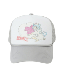 SUNNECT（ソネクト）の「NANI03 トラッカーキャップ - グレー（キャップ）」