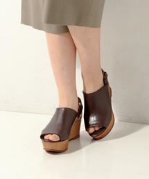 UNITED ARROWS | UGMM バックベルト ウェッジサンダル◆(サンダル)