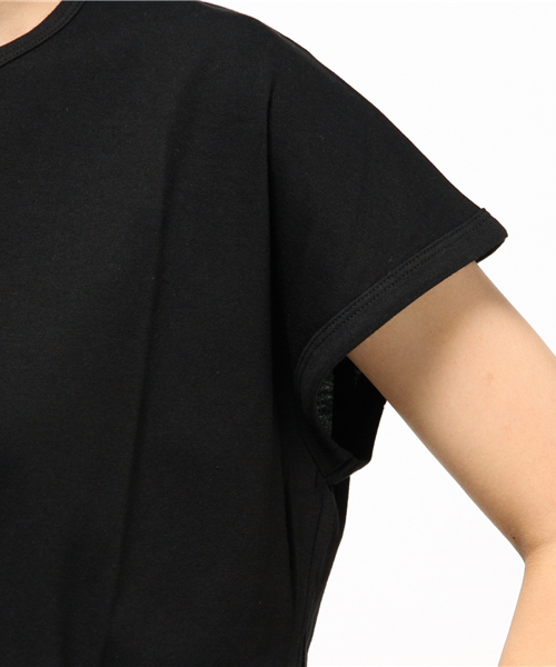 SHIPS Days(シップスデイズ)の「SHIPS Days STANDARD: ソフトコットンルーズTシャツ□(Tシャツ/カットソー・レディース・ネイビー/ホワイト/ライトグレー/ブラック/オリーブ・S~M/M~L)」の14枚目の写真