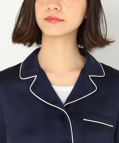 Another Edition(アナザーエディション)の「トリミングシャツ/AEMFC TRM SHT●(シャツ/ブラウス・レディース・ネイビー・FREE)」の5枚目の写真