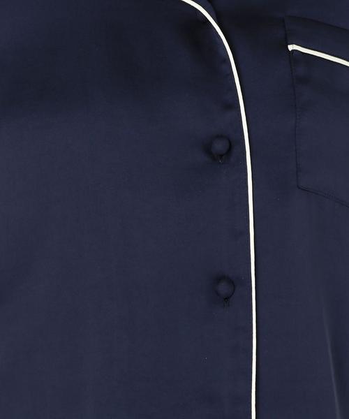 Another Edition(アナザーエディション)の「トリミングシャツ/AEMFC TRM SHT●(シャツ/ブラウス・レディース・ネイビー・FREE)」の7枚目の写真