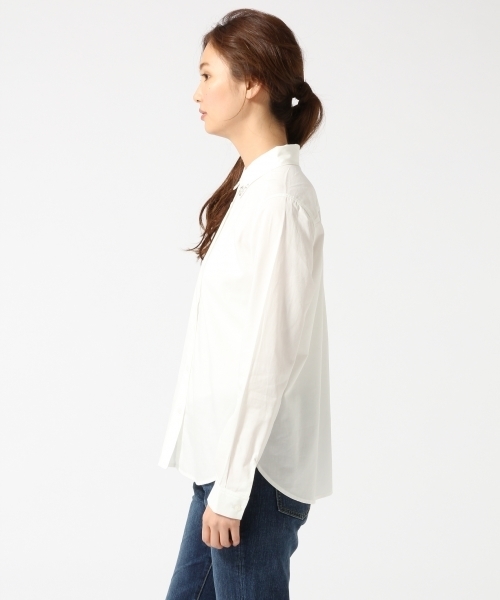 GLOBAL WORK（グローバルワーク）の「ビジューエリシャツ長袖/725111（シャツ/ブラウス・レディース・ブルー/オフホワイト/ホワイト・SMALL/MEDIUM/LARGE）」の13枚目の写真