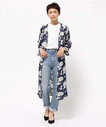 VENCEEXCHANGE | 花柄ロングガウン            (カーディガン/ボレロ)