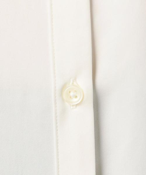 BEAUTY&YOUTH UNITED ARROWS（ビューティーアンドユースユナイテッドアローズ）の「BY マットサテンミリタリースタンドカラーシャツ2 -手洗い可能-◆（シャツ/ブラウス・レディース・オフホワイト/オリーブ/ネイビー・FREE）」の15枚目の写真