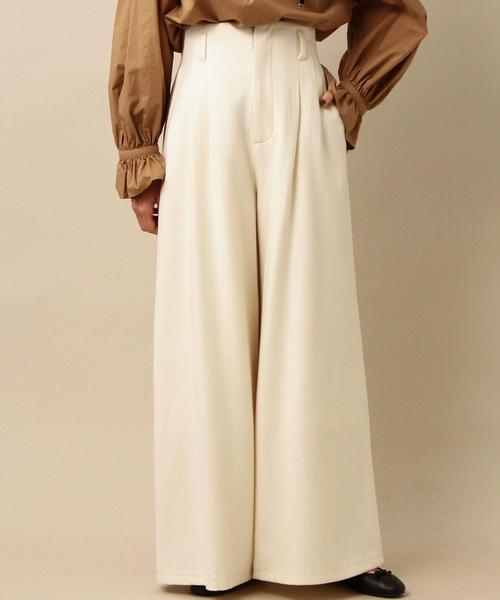 Another Edition（アナザーエディション）の「ハイウエスト4タックワイドパンツ(オフホワイト)/ AEBC　H/W 4TUCK WID　OFF◆（その他パンツ・レディース・オフホワイト・MEDIUM/SMALL）」の10枚目の写真