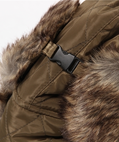 WEGO(ウィゴー)の「WEGO/フライトキャップ(キャップ・メンズ・カーキ/その他1/ブラック・FREE)」の6枚目の写真