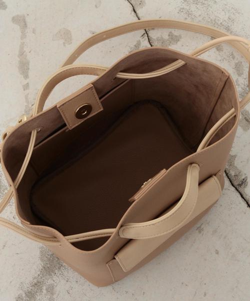 BEAUTY&YOUTH UNITED ARROWS（ビューティーアンドユースユナイテッドアローズ）の「BY∴ フロントポケットショルダーバッグ -3WAY-（ショルダーバッグ・レディース・ベージュ/ライトブルー・FREE）」の10枚目の写真