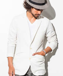 1PIU1UGUALE3 RELAX(ウノピゥウノウグァーレトレ)パイルテーラードジャケット