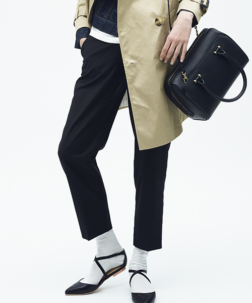 N.（N. Natural Beauty Basic）（エヌエヌナチュラルビューティーベーシック）の「センタープレスパンツ（その他パンツ・レディース・ベージュ/ホワイト/ブラック/ブルー・SMALL/MEDIUM）」の3枚目の写真