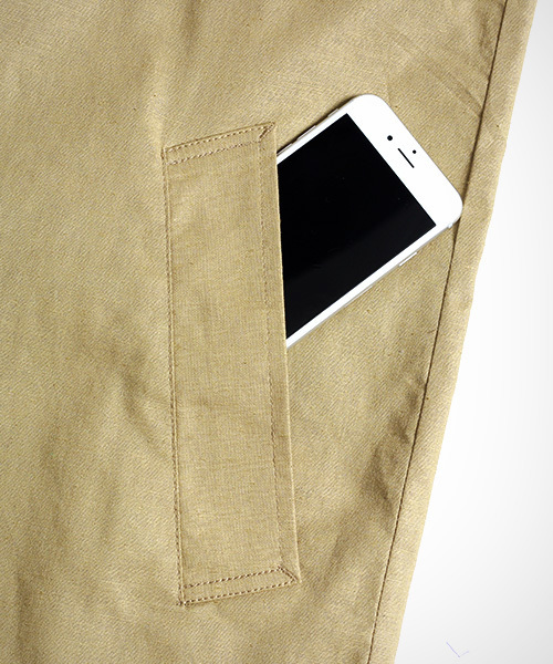 MONO-MART（モノマート）の「綿麻ストレッチビッグシルエットチェスターコート（チェスターコート・メンズ・ベージュ/ブルー系その他/ブラック/グレー系その他・M/L）」の6枚目の写真