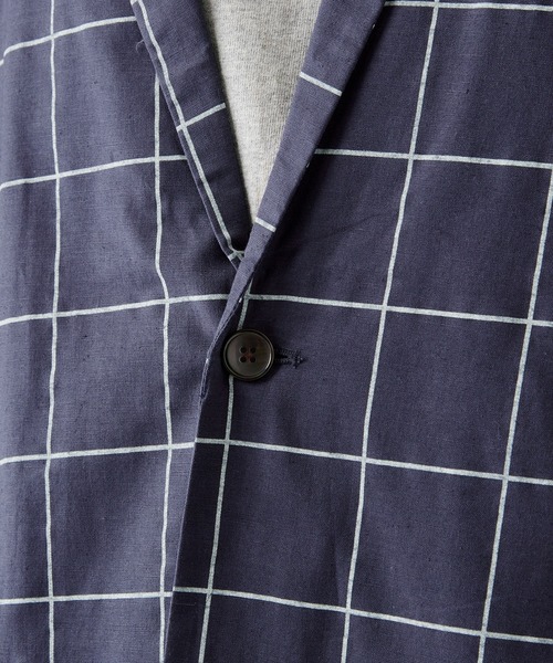 MONO-MART（モノマート）の「綿麻ストレッチビッグシルエットチェスターコート（チェスターコート・メンズ・ベージュ/ブルー系その他/ブラック/グレー系その他・M/L）」の19枚目の写真