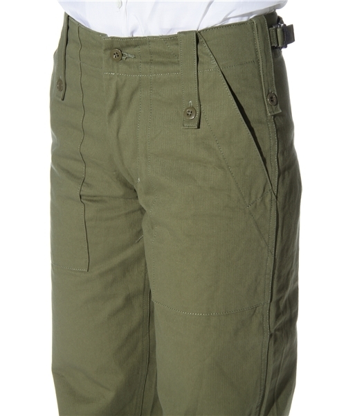 BEAMS BOY(ビームスボーイ)の「BEAMS BOY / ヘリンボーン ヨーロッパミリタリー(その他パンツ・レディース・ナチュラル/カーキ/オリーブ/ブルー・0/1/2)」の7枚目の写真